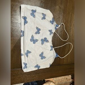 Butterfly crop top